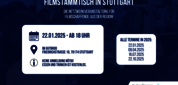 Der Stuttgarter Filmstammtisch trifft sich am 22.01.2025