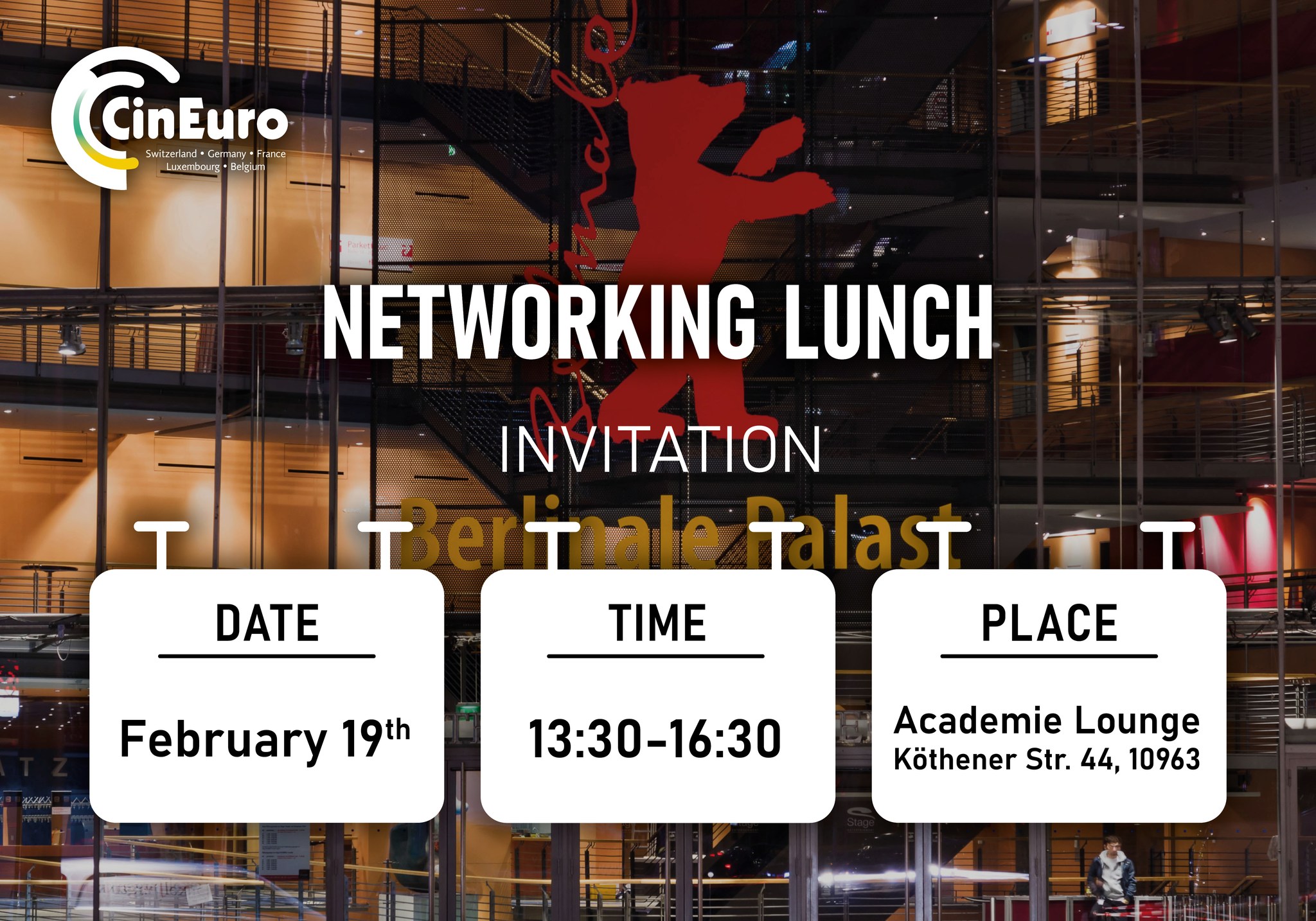 CinEuro Networking Lunch bei der Berlinale
