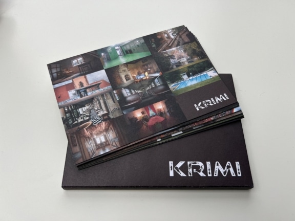 Das Krimi-Postkarten-Set der FilmCommission.